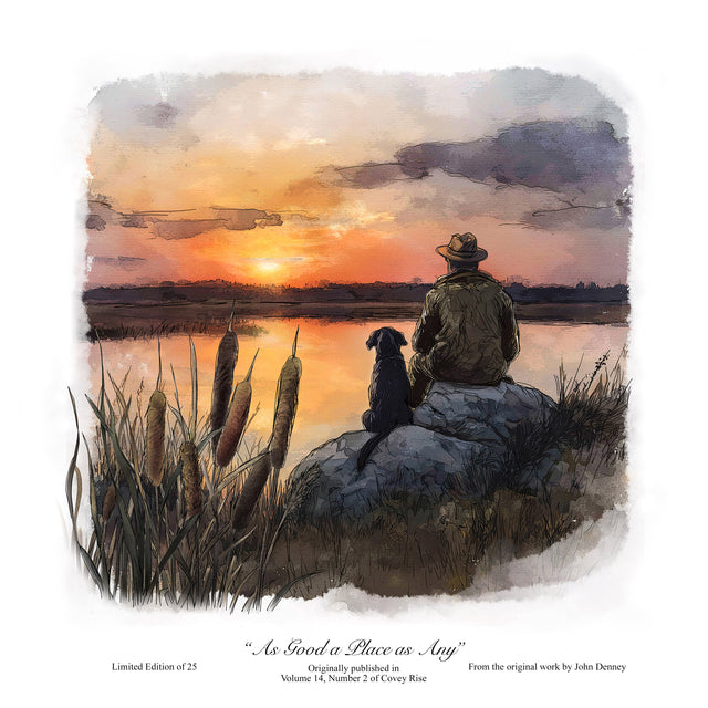 As Good a Place as Any, illustration by John Denney